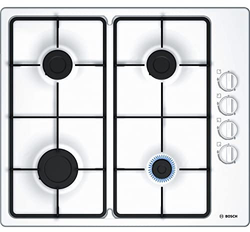 Bosch Home & Kitchen Appliances Bosch Serie 2 PBP6B2B60 Gas hob, 60 cm, White