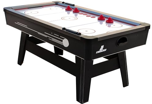 Cougar Hattrick Hero Mesa de Air Hockey 6ft | Airhockey Table/Juego de Mesa Interior con Ventilador y Accesorios para ninos y Adultos