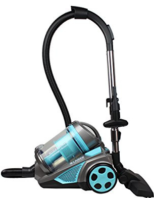 Klaiser BS110 Aspirateur Sans Sac Multi Cyclone Alligator Xtreme Force - Puissance 1600W - Pure Air - Ultra Confort - Cordon Extra Long 7 Mètres - Tube télescopique Extra Long 92cm
