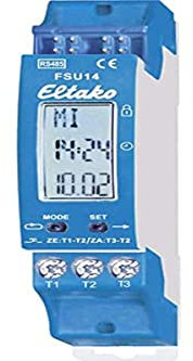 Eltako 4407476 Bus-Schaltuhr RS485 mit Display, 8-Kanal FSU14