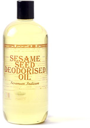Mystic Moments | Olio vettore di sesamo deodorato | 500ml | Olio vettore di sesamo deodorato per pelle, capelli, massaggio e formule cosmetiche.