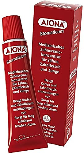 Ajona Stomaticum Konzentrierte Medizinische Zahnpasta, 6 x 25 ml