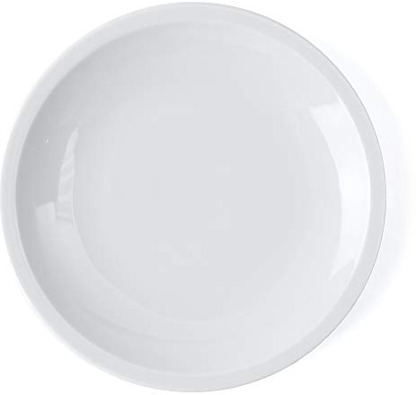 Porzellan Teller flach 25,5 cm Coupform ''Katja'' | 2 er Set in coupform