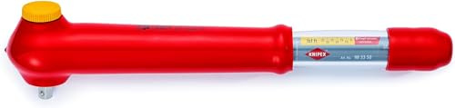 KNIPEX Drehmomentschlüssel mit Außenvierkant, umsteckbar 385 mm, 98 33 50