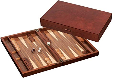 Philos 1144 - Backgammon Kastos, medium, Kassette, Magnetverschluss