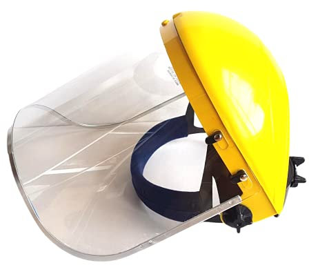 Viwanda Gesichtsschutz mit aluminiumverstärkten Visier EN 166