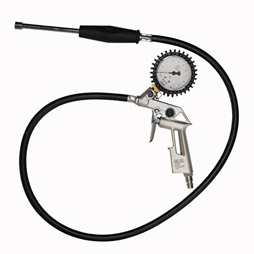 HVG Reifenfller geeicht EU Druckprfer 0-10 bar Luftablassventil Schlauch 1 Meter Tankstellenstecker