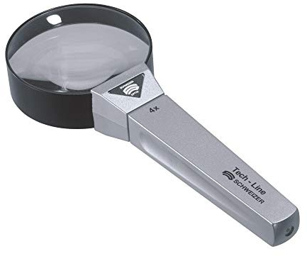 Schweizer Handlupe Tech-Line 4X