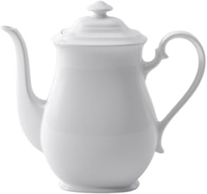 Villeroy & Boch - Royal Kaffeekanne, klassische Porzellankanne mit Deckel, aus hochwertigem Premium Bone Porzellan, spülmaschinenfest, 1100 ml