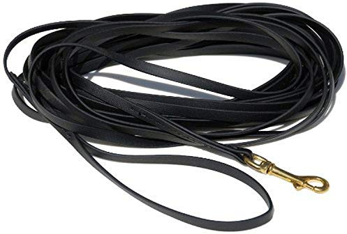 Signature K9 Biothane Long Line, 10 m x 0,9 cm, Schwarz