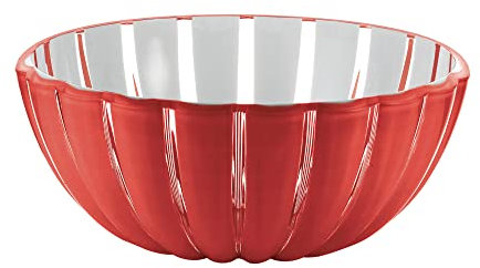 Guzzini Contenitore XL Grace, Rosso Chiaro, Ø29.8 x h11.5 cm
