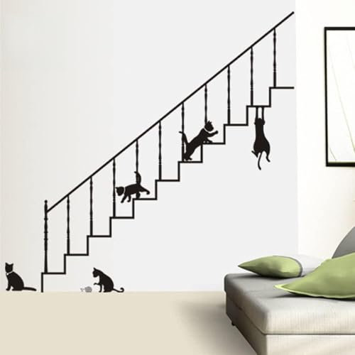 Winhappyhome Papillons GraminéEs Vertes Plinthe Plinthe Wall Art Stickers pour Chambre Salon TV Couloir Escaliers Backdrop Amovibles Decor Stickers