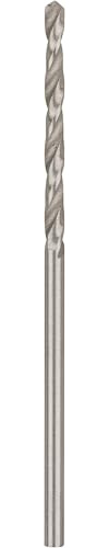 Bosch 10x PRO Metal HSS-G Spiralbohrer, 2,1 x 24 x 49 mm, 10-tlg. | für Nichteisenmetalle, Stahl, Ø 2,10 mm, Professional Zubehör Bohrmaschine/Schrauber