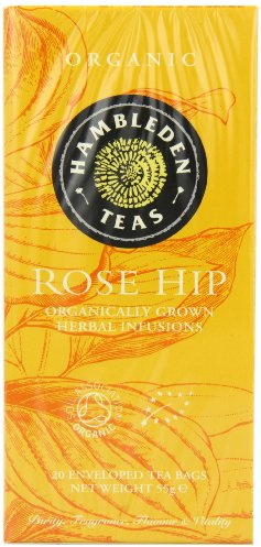 HAMBLEDEN HERBS Organic Rose Hip Tea Bags 55g (PACK OF 6)