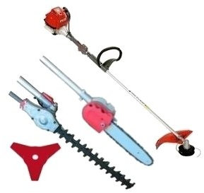 Decespugliatore/Tagliasiepi/Motosega/Troncarami/Tagliarami/Disco girevole 3 denti a scoppio 52cc - (COD.:5297)