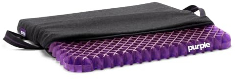 Purple Simply Seat Cushion, Lightweight 1.25 Low-Profile Gel Seat Cushion