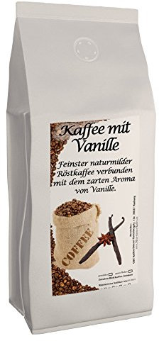 C&T Aromakaffee - Aromatisierter Kaffee Gemahlen - Vanille 500 g - Privatrösterei Spitzenkaffee Flavoured Coffee