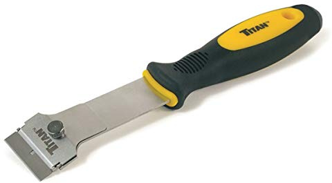 Titan 11030 9-1/4-Inch Multi-Purpose Razor Scraper | Includes 1 Extra Heavy-Duty Razor Blade