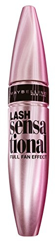 Maybelline Lash Sensational Voller-Wimpern-Fächer Mascara in Black, definiert jede einzelne Wimper, mit spezieller Wimpern-Entfalter-Bürste, extrem schwarze Pigmente, 9,5 ml
