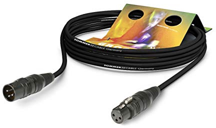Sommer Cable SGCE-0100 SW Mikrofonkabel 1 m - Mikrofonkabel