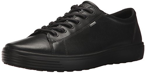 ECCO Soft 7 M, höga sneakers för män, Svart svart, 48 EU
