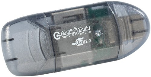 c-enter SD Kartenleser: USB-2.0-Cardreader & USB-Stick, für SD(HC/XC)-Karten (Karten Adapter, Kartenleser, SDHC)