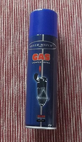 4 Boîtes de 250 ml de gaz pour briquet silver match nachfüllgas de gaz recharge pour briquet
