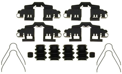 ACDelco Professional 18H1236 Bremssattel-Bolzen-Set für Scheibenbremsen, hinten, mit Clips, Federn, Dichtungen und Buchsen