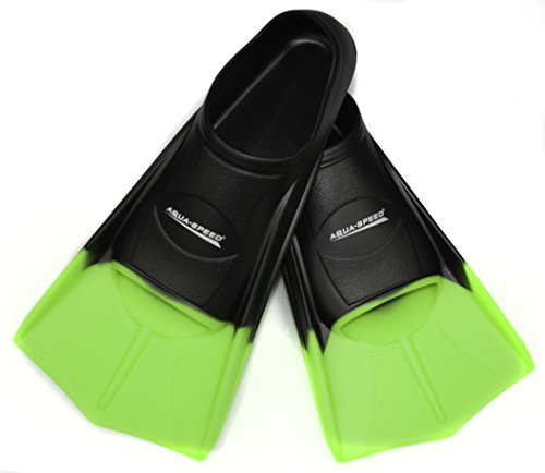 Aqua Speed High Tech Kurzflossen für Erwachsene und Kinder + Rucksack ULTRAPOWER #Swim Bag | Schwimmen | Unisex