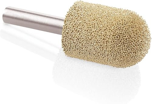 Kutzall Fresa Rotativa Original de Punta Esférica, Eje de 1⁄4, Fino - Accesorio para Bosch, DeWalt, Milwaukee, Makita. Carburo de Tungsteno Abrasivo, 3⁄4 (19mm) Dia. X 1-1⁄8 (28,5mm), BN-34G