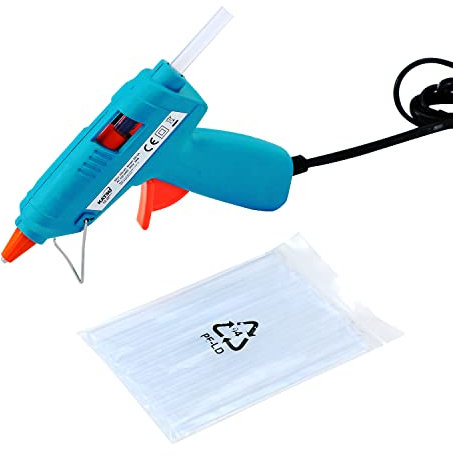 KATSU Tools 20W Electric Hot Glue Gun with 12 Glue Sticks