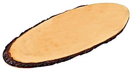 Kesper 61202 Rinden Servierbrett Erle 50-59 x 20 x 1.8 cm