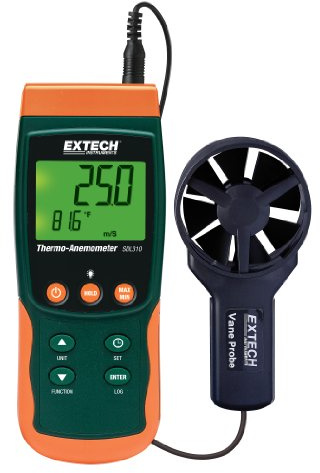 Extech SDL310 Thermo-Anémomètre Et Enregistreur De Données