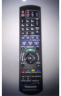 Panasonic DMR-BST700 BLU RAY DVD Recorder Remote Control N2QAYB000616