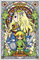 Pyramid America Póster decorativo de pared con vidrieras de Legend Of Zelda (152,4 x 229,6 cm)