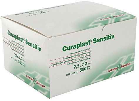 Curaplast sensitive Strips 2,5 x 7,2 cm 500 Stück