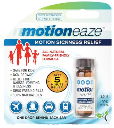 MotionEaze Sickness Relief, All-Natural Topical Liquid, 2.5 ml