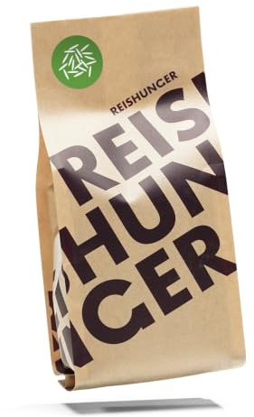 REISHUNGER BIO Natur Reis, Premium-Qualität aus Italien – 3kg - Sorte: Vollkorn Ribe – erhältlich in 1,8kg bis 9kg – 100% Sortenrein