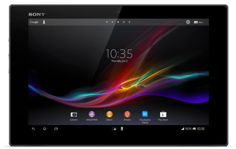 Sony Xperia Tablet Z SGP311 25,7 cm (10,1 Zoll) Tablet-PC (Qualcomm Snapdragon S4 Pro, Cortex A9, Quad Core, 1,5GHz, 2GB RAM, 16GB HDD, Android OS 4) schwarz