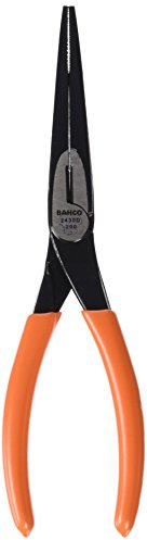 Bahco 2430 D-200 Snipe Nose Pliers, Multi-Colour, 200 mm