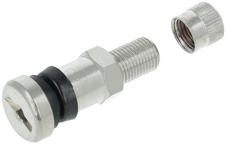 Ventil gerade kompl. - Schlauchlos-Ventil - Metallventil - für Ventilloch-ø 8,3 mm - DIN 7782