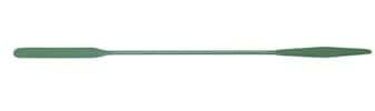 Espátula de laboratorio revestida de PTFE con puntas planas cónicas de 1.5 pulgadas x 1.25 pulgadas planas y redondas; 1 unidad