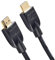 Amazon Basics Cable HDMI 4K de 7.6 m, Alta Velocidad de 18 Gbps con Ethernet, 4K@60 Hz, 2160p, Negro