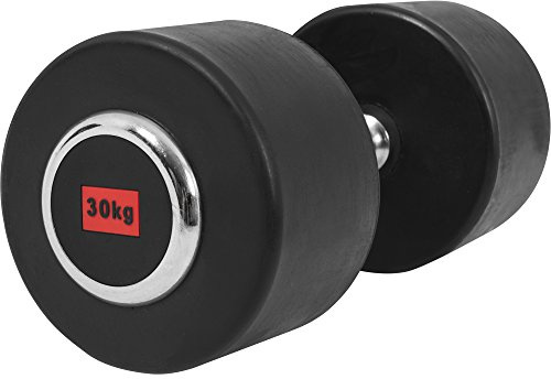 GORILLA SPORTS® Kurzhanteln 2,5–50 kg, einzeln oder 2er Set, gummiert | Aus Gusseisen, mit gerändeltem rutschfestem Griff und mit oder ohne Ablage; Rundhanteln, Kurzhantelset, Hantel Set, Dumbbells