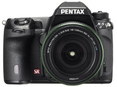 Pentax K-5 Appareil photo numérique Reflex 16.3 Mpix Kit + Objectif 18-55 mm + Objectif 50-200 mm Noir (Import Royaume Uni)