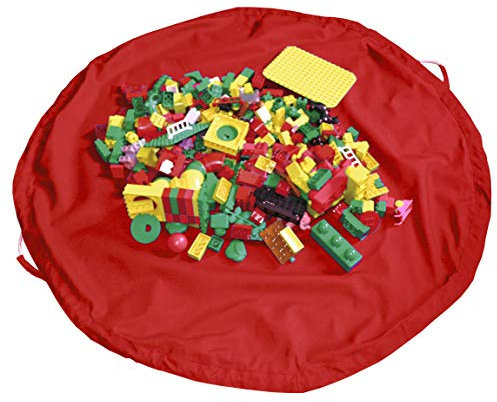 Aufräumsack/Spieldecke rot