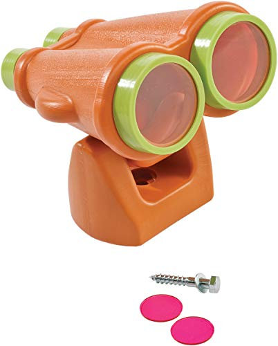 Little Duck Bear Binoculars Jumbo Sized Orange/Lime Green For Kids Play Tower or Tree House.