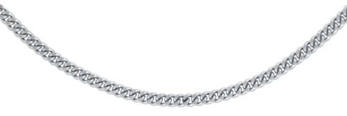 CARISSIMA Damen Diamantschliff Panzerkette 18k(750) Weißgold 1.7mm 51cm/20zoll