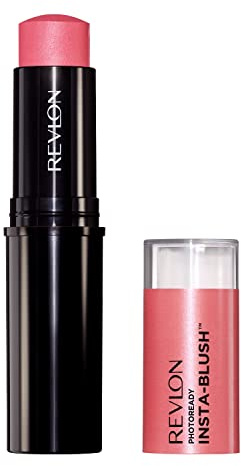 Revlon PhotoReady Insta-Blush Stick for Cheeks, Face Makeup with Cream to Powder Formula, High Impact Color, Moisturizing, Candy Kiss 310, 1.15 Oz