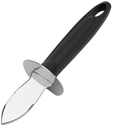 Westmark Coltello per ostriche, Lama a doppio taglio, Lunghezza totale: 19,7 cm, Acciaio inox/Plastica, Argento/Nero, 66152270